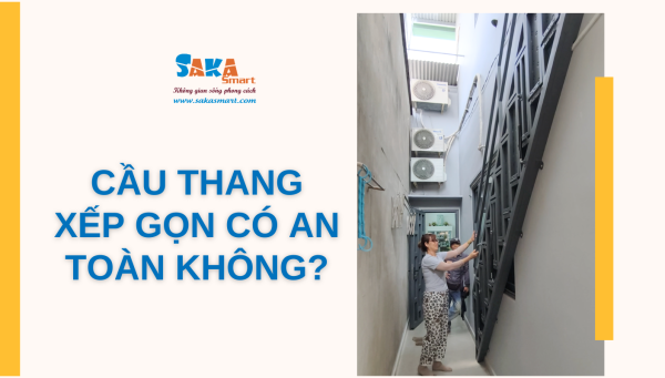 Cầu thang xếp gọn có an toàn không?