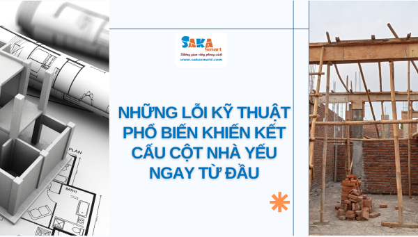 Những lỗi kỹ thuật phổ biến khiến kết cấu cột nhà yếu ngay từ đầu