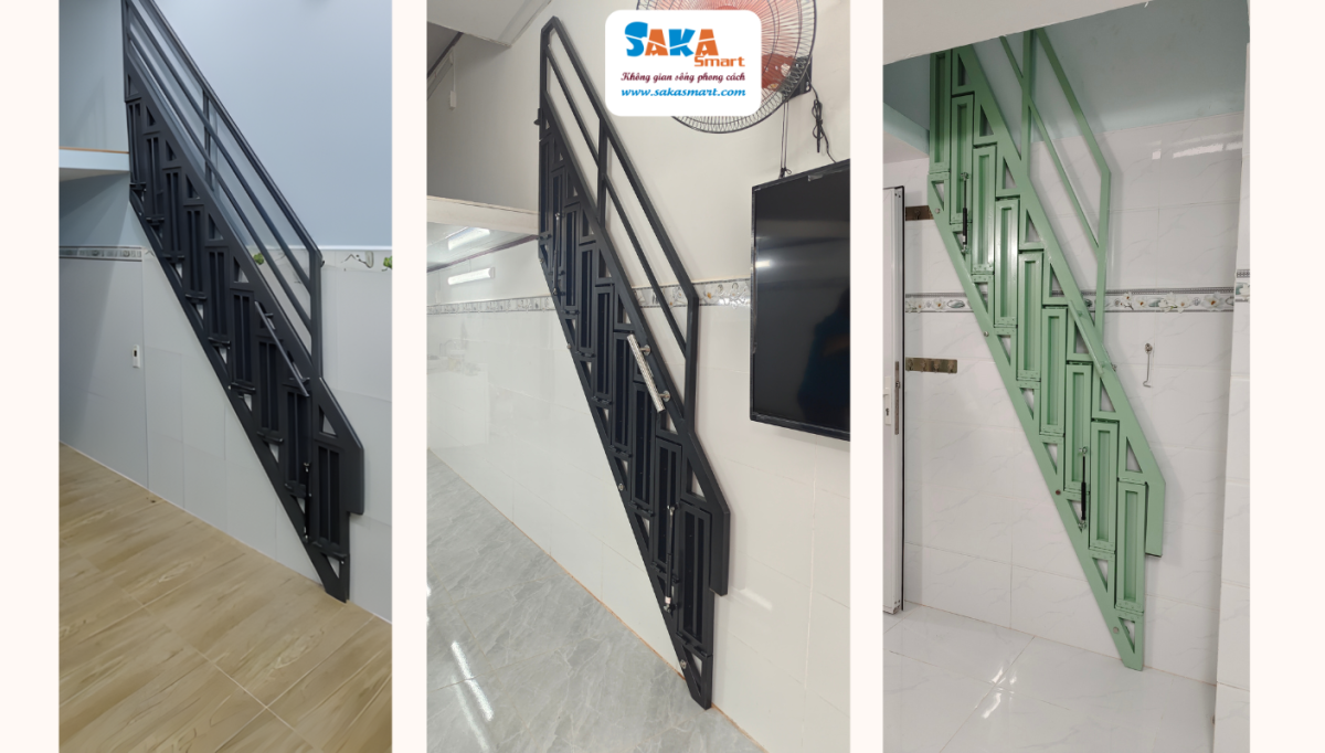 Thang xếp gọn SakaSmart giúp giải phóng không gian hiệu quả