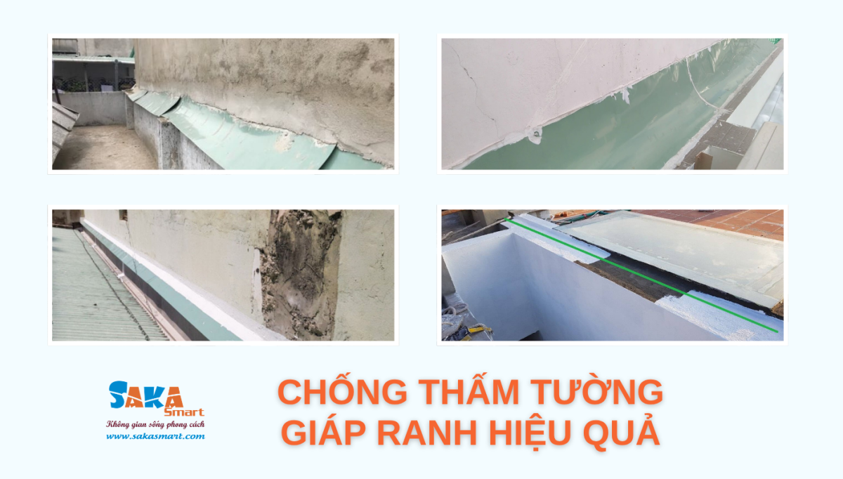 Chống thấm tường giáp ranh