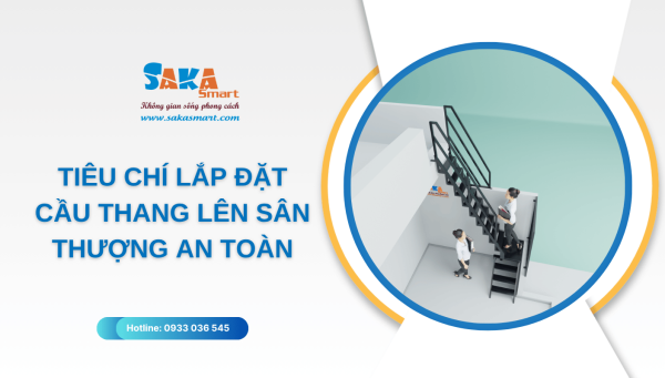Tiêu chí lắp đặt cầu thang lên sân thượng an toàn, phù hợp nhà phố