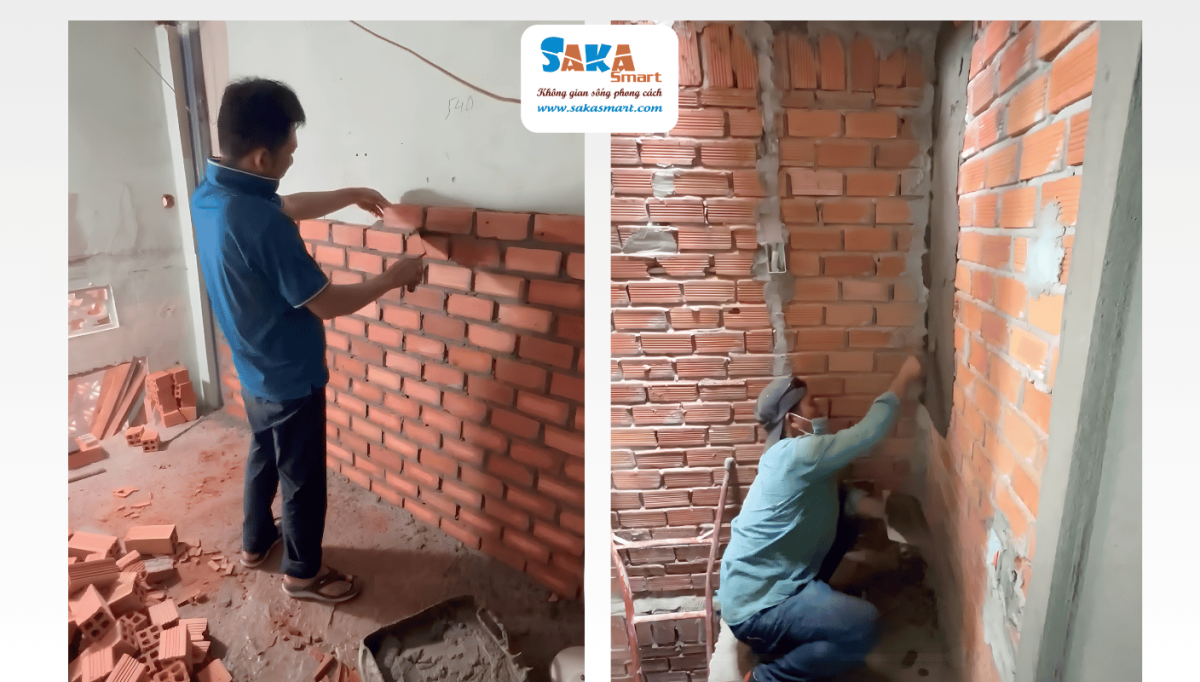 Đội ngũ SakaSmart triển khai cải tạo nhà phố tại Gò Vấp