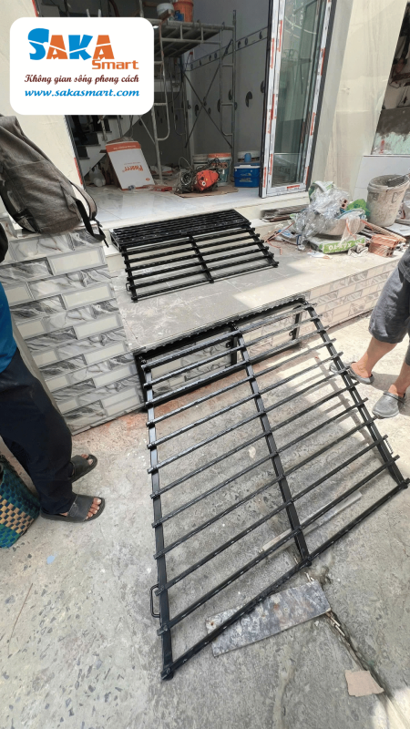 Dốc dắt xe máy có thể điều chỉnh theo hướng xe lên xuống